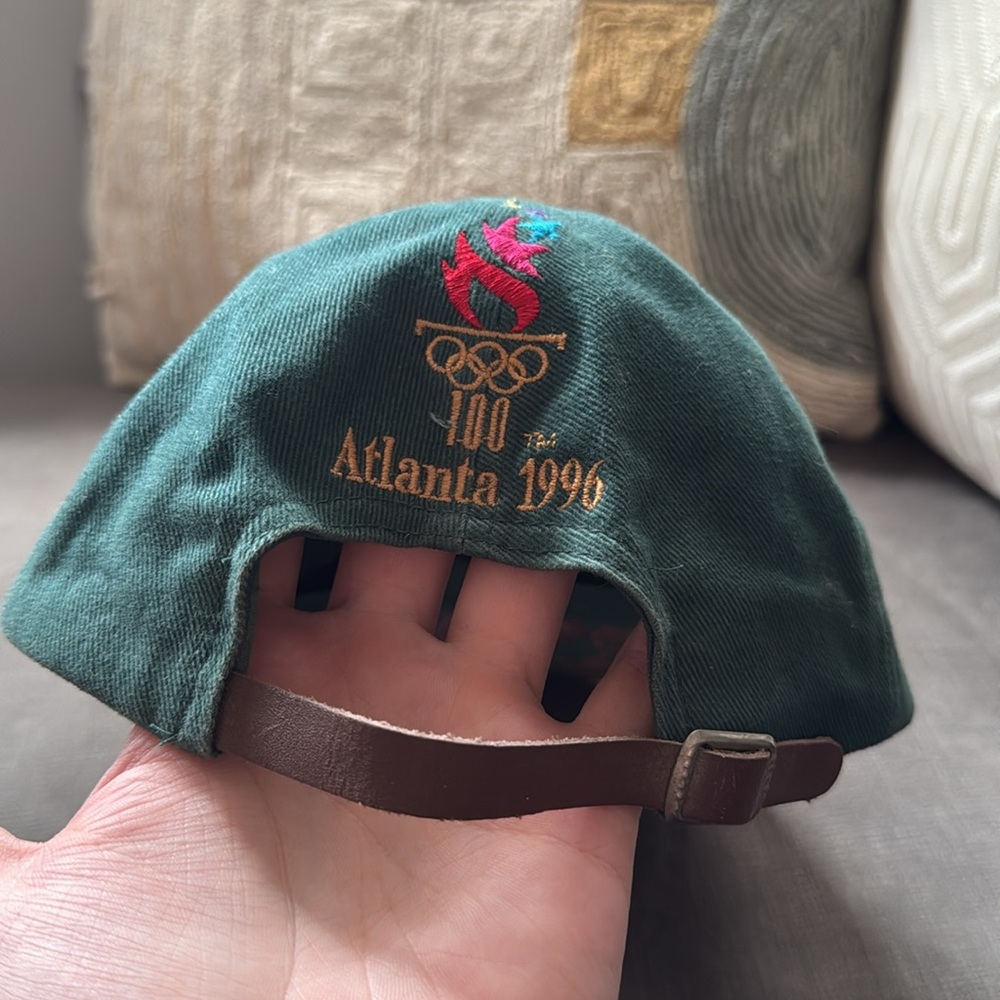 Vintage McDonalds Atlanta Olympics Strapback Hat / 1996 - Picture 4 of 8